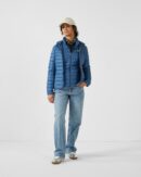 Doudoune légère à capuche Bleu jeans Cloe