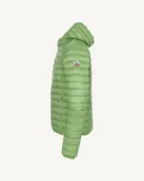 Doudoune légère à capuche Vert fougère Nico