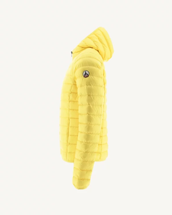 Doudoune légère à capuche Jaune clair Nico – Image 2