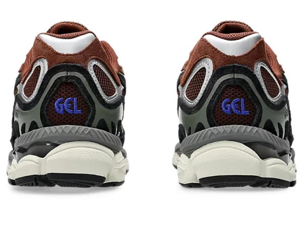 Asics Gel NYC Brun rougeâtre/noir – Image 3