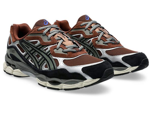 Asics Gel NYC Brun rougeâtre/noir – Image 2