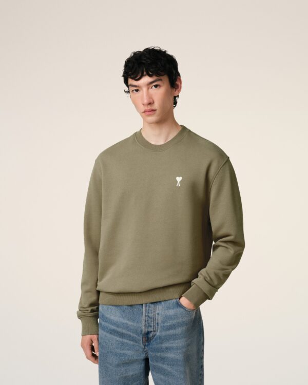 Sweatshirt Vert Ami de Coeur En Coton – Image 5