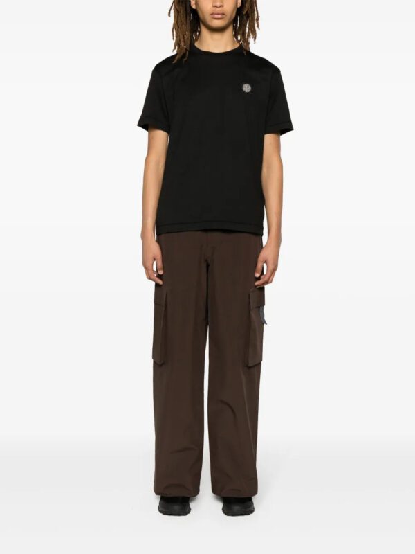 Compass-patch cotton T-shirt – Image 5