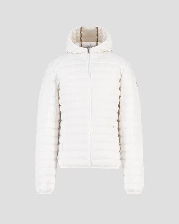 Doudoune légère à capuche Blanc Nico