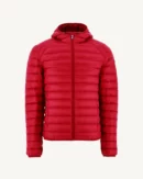 Doudoune légère à capuche Rouge Nico
