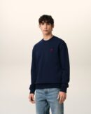 Sweatshirt Bleu Marine Ami de Coeur En Coton