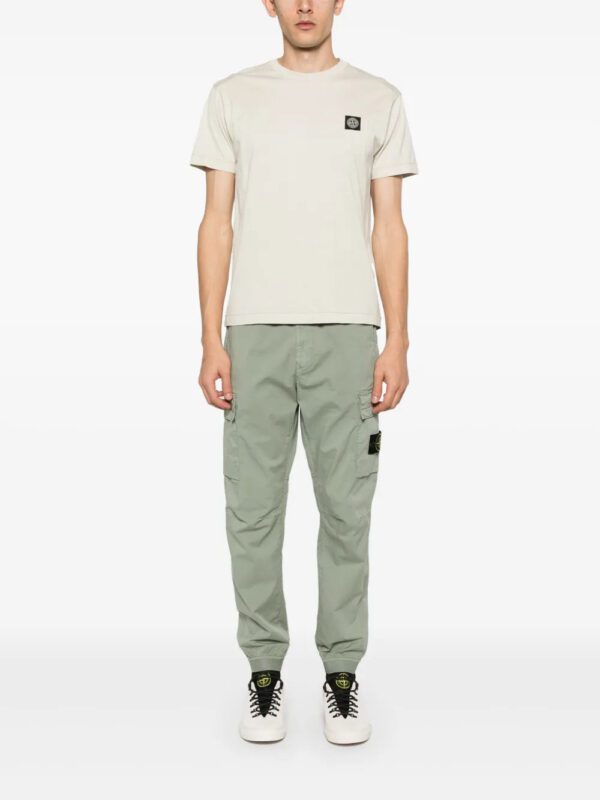 Compass-patch cotton T-shirt – Image 2