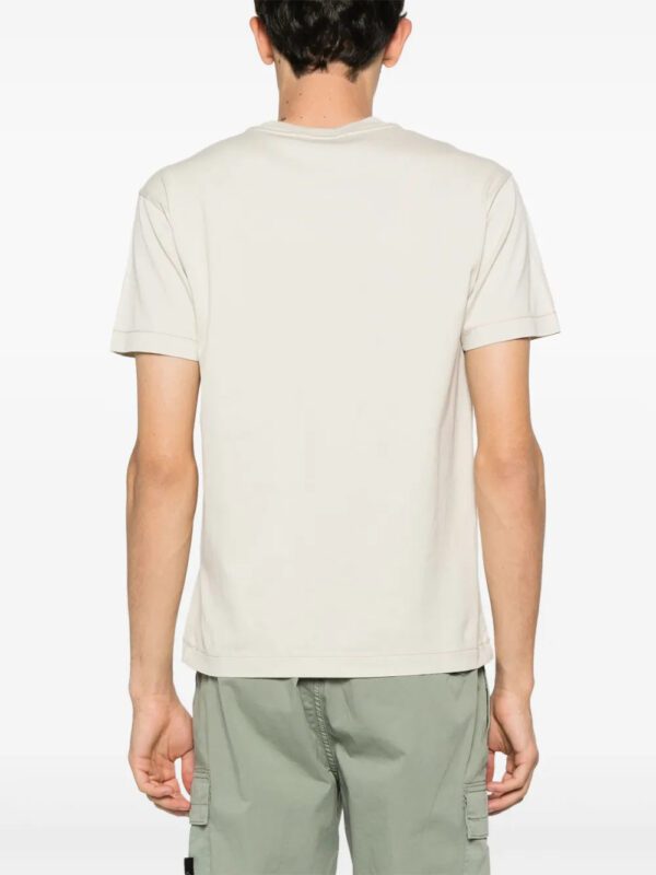 Compass-patch cotton T-shirt – Image 3