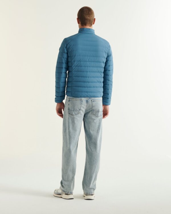 Doudoune légère stretch Bleu jeans Aragon – Image 4