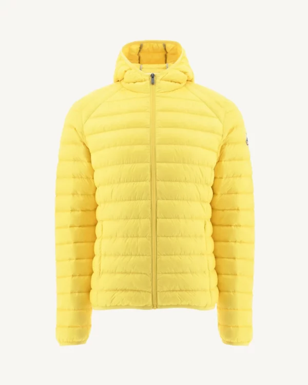 Doudoune légère à capuche Jaune clair Nico