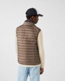 Doudoune sans manches Taupe Tom