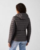 Doudoune légère à capuche Anthracite Cloe