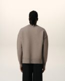 Pull Taupe Ami de Coeur En Laine