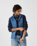 Doudoune légère sans manches Bleu jeans Seda