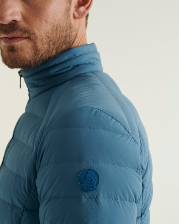 Doudoune légère stretch Bleu jeans Aragon – Image 3