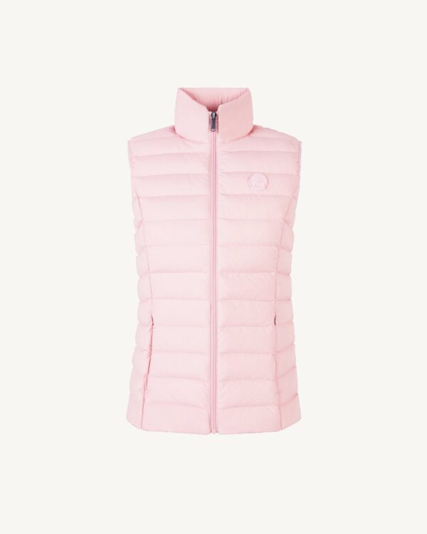 Doudoune sans manches stretch Rose pétale Grenada