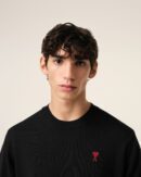 Pull Col Rond Ami de Coeur En Laine