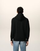 Hoodie Noir Zippé Ami de Coeur En Coton