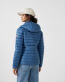 Doudoune légère à capuche Bleu jeans Cloe