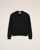 Sweatshirt Noir Ami de Coeur En Coton