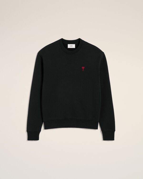 Sweatshirt Noir Ami de Coeur En Coton