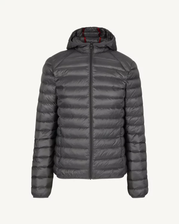 Doudoune légère à capuche Anthracite Nico