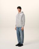 Hoodie Gris Zippé Ami de Coeur En Coton