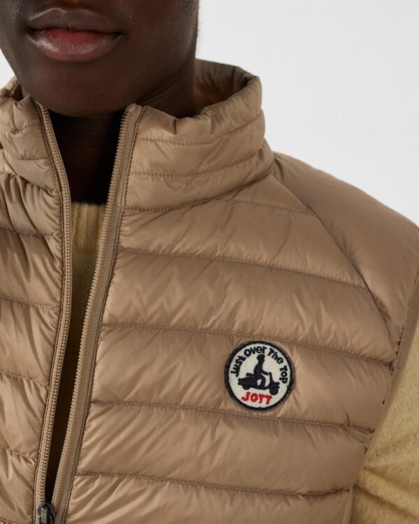 Doudoune sans manches Beige Tom – Image 5