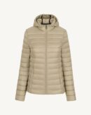 Doudoune légère à capuche Beige Cloe