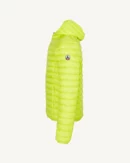 Doudoune légère à capuche Vert acide Nico