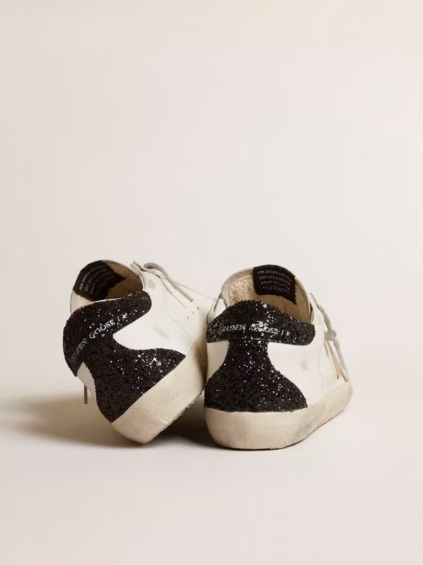 Super-Star avec étoile dorée et contrefort à paillettes noires – Image 4