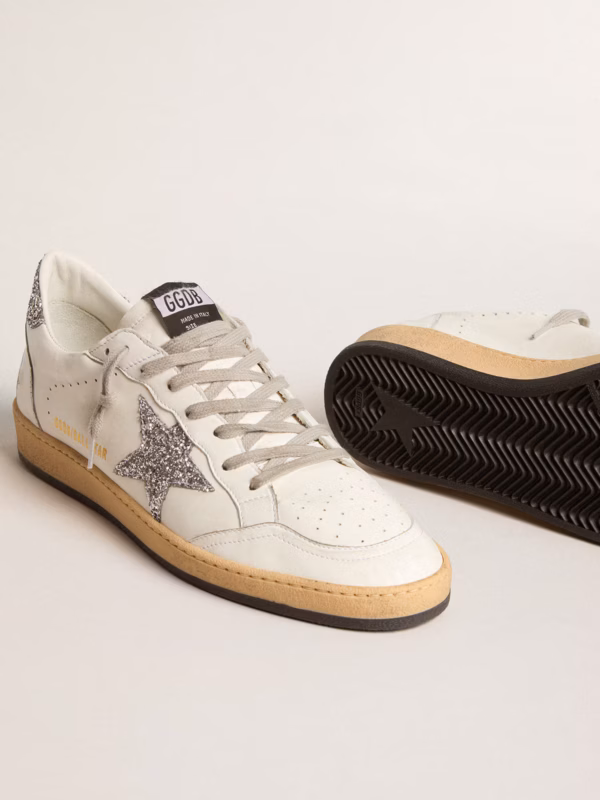 Ball Star Wishes pour femme en cuir nappa avec étoile et contrefort à paillettes – Image 4