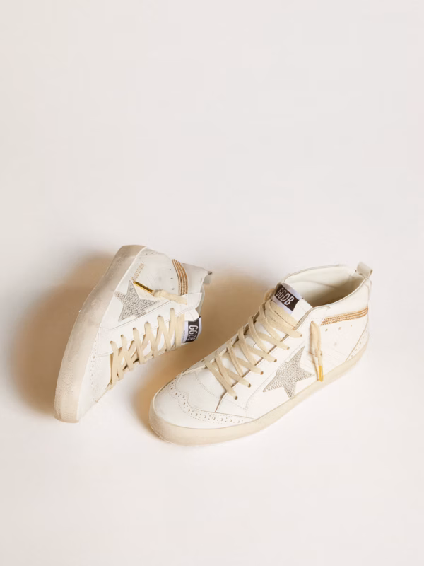 Mid Star LTD avec étoile et virgule en daim avec cristaux Swarovski – Image 2