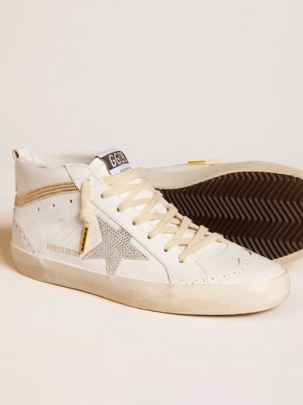 Mid Star LTD avec étoile et virgule en daim avec cristaux Swarovski – Image 3