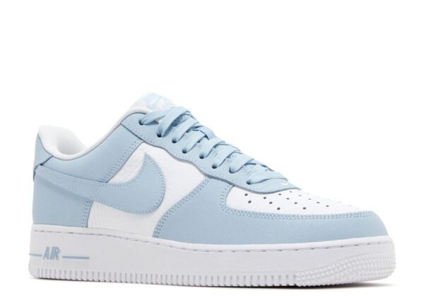 Nike Air Force 1 Low ’07 Light Armory Blue White – Image 2