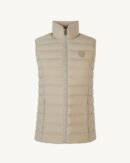 Doudoune sans manches stretch Beige Grenada
