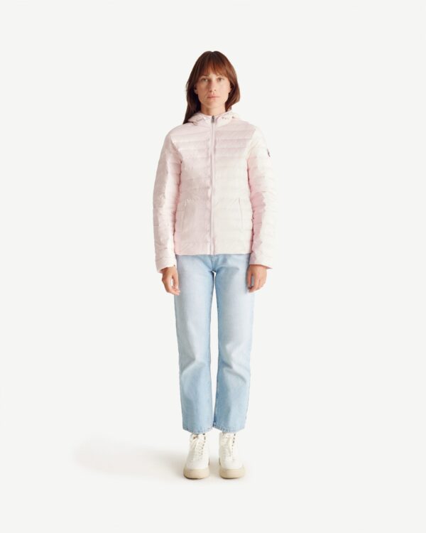 Doudoune légère à capuche Rose pétale Cloe – Image 6
