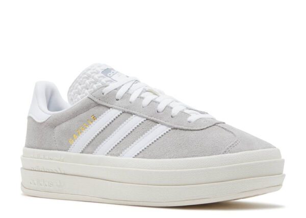 Adidas Gazelle Bold Grey White – Image 2