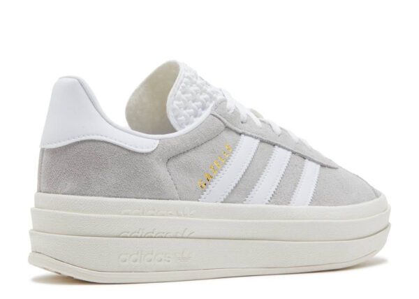 Adidas Gazelle Bold Grey White – Image 3