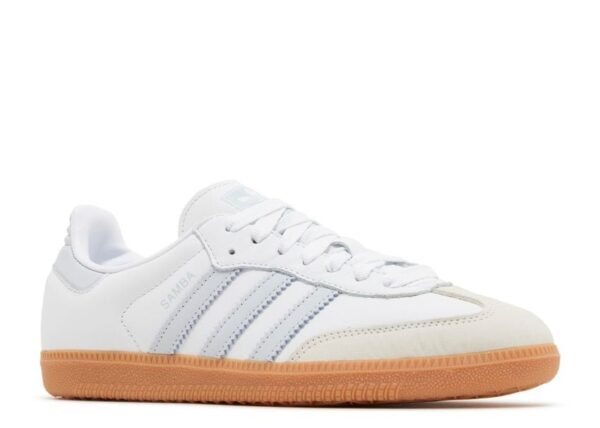 Adidas Samba OG White Halo Blue Gum – Image 2
