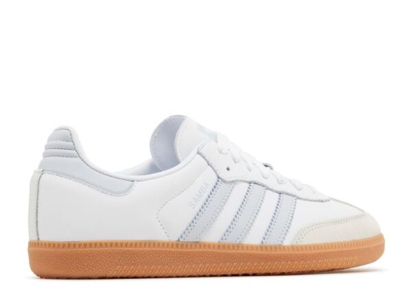 Adidas Samba OG White Halo Blue Gum – Image 3