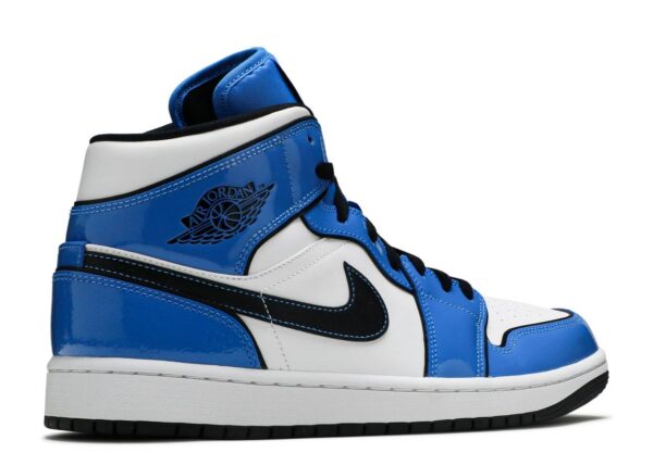 Air Jordan 1 Mid Signal Blue – Image 4