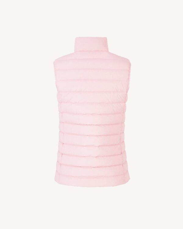 Doudoune sans manches stretch Rose pétale Grenada – Image 5