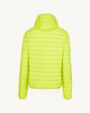 Doudoune légère à capuche Vert acide Nico