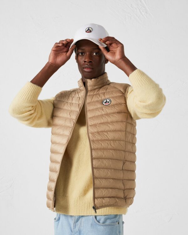 Doudoune sans manches Beige Tom – Image 3