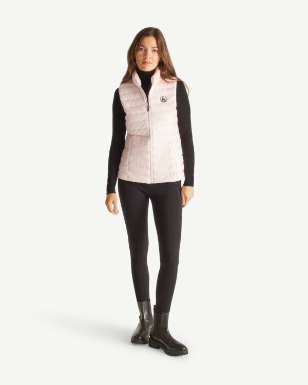 Doudoune légère sans manches Rose pétale Seda – Image 6