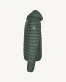 Doudoune légère à capuche Vert céladon Nico
