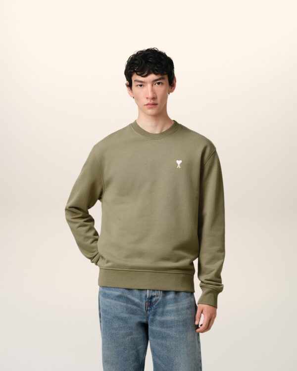 Sweatshirt Vert Ami de Coeur En Coton – Image 2