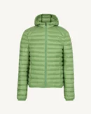 Doudoune légère à capuche Vert fougère Nico