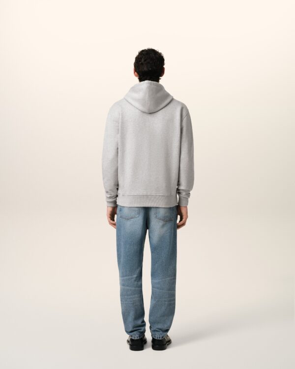 Hoodie Gris Zippé Ami de Coeur En Coton – Image 4